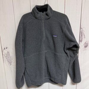 Patagonia Men’s Synchilla Marsupial Fleece Pullover Gray L Style 25737 EUC